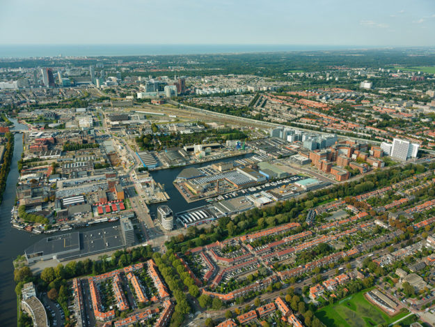 De Binckhorst vanuit de lucht