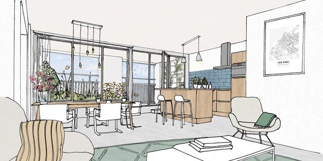 Schets Urban Green Dwelling B2.6